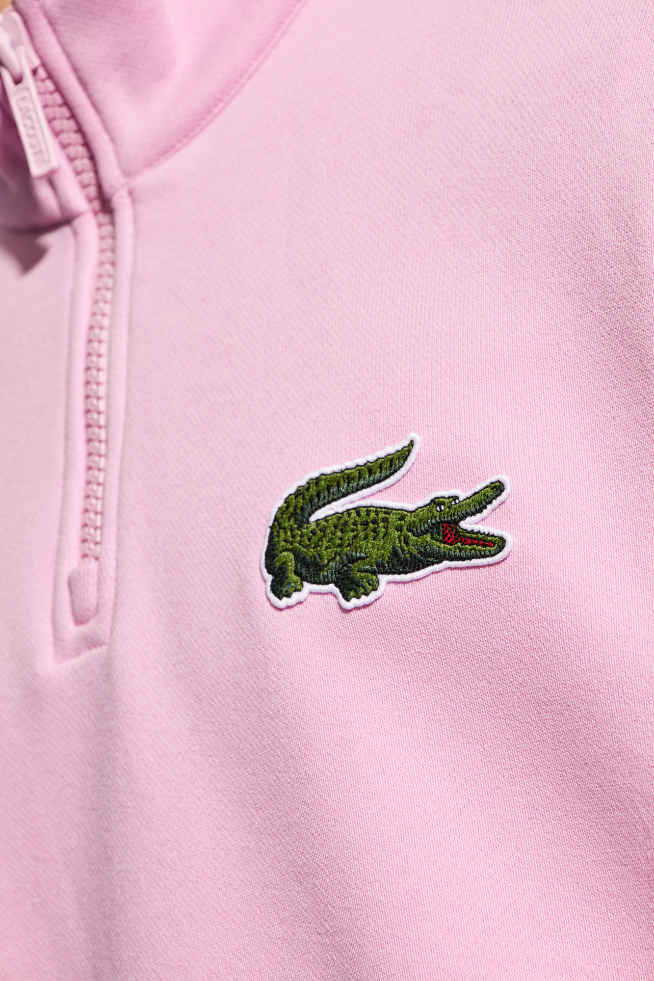 SchaferandweinerShops Germany Lacoste Lerond 118 1 Qsp Caw up collar Lacoste Pink Sweatshirt with stand